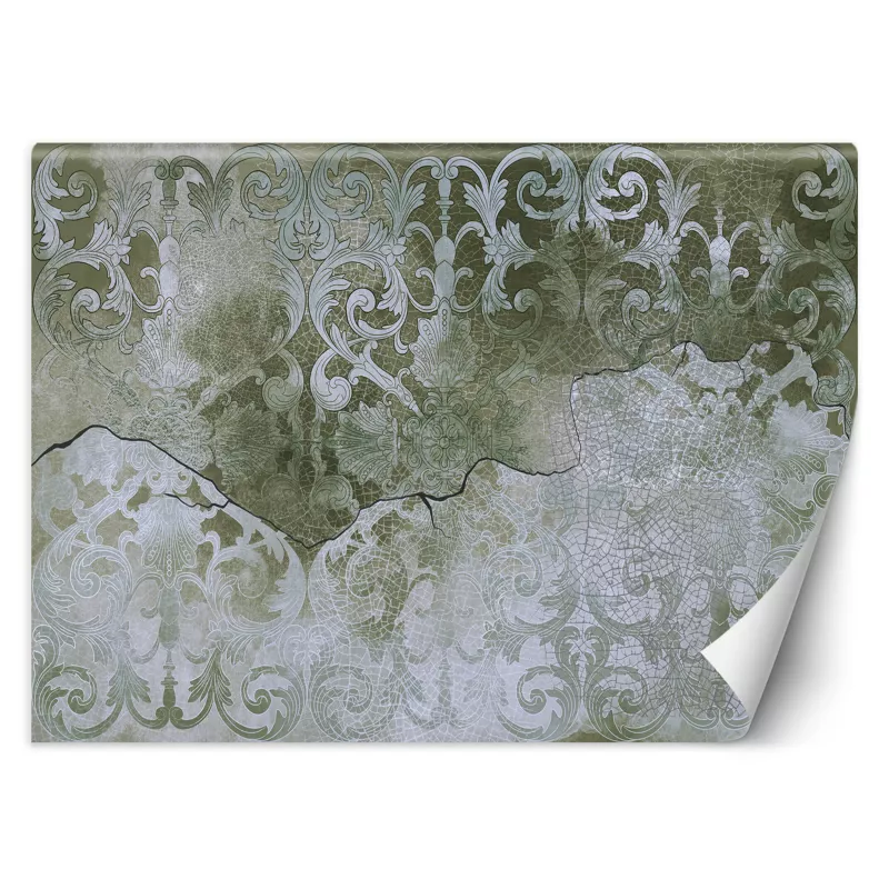 Fototapeta Feeby Zielony ornament vintage 350×245 1 szt