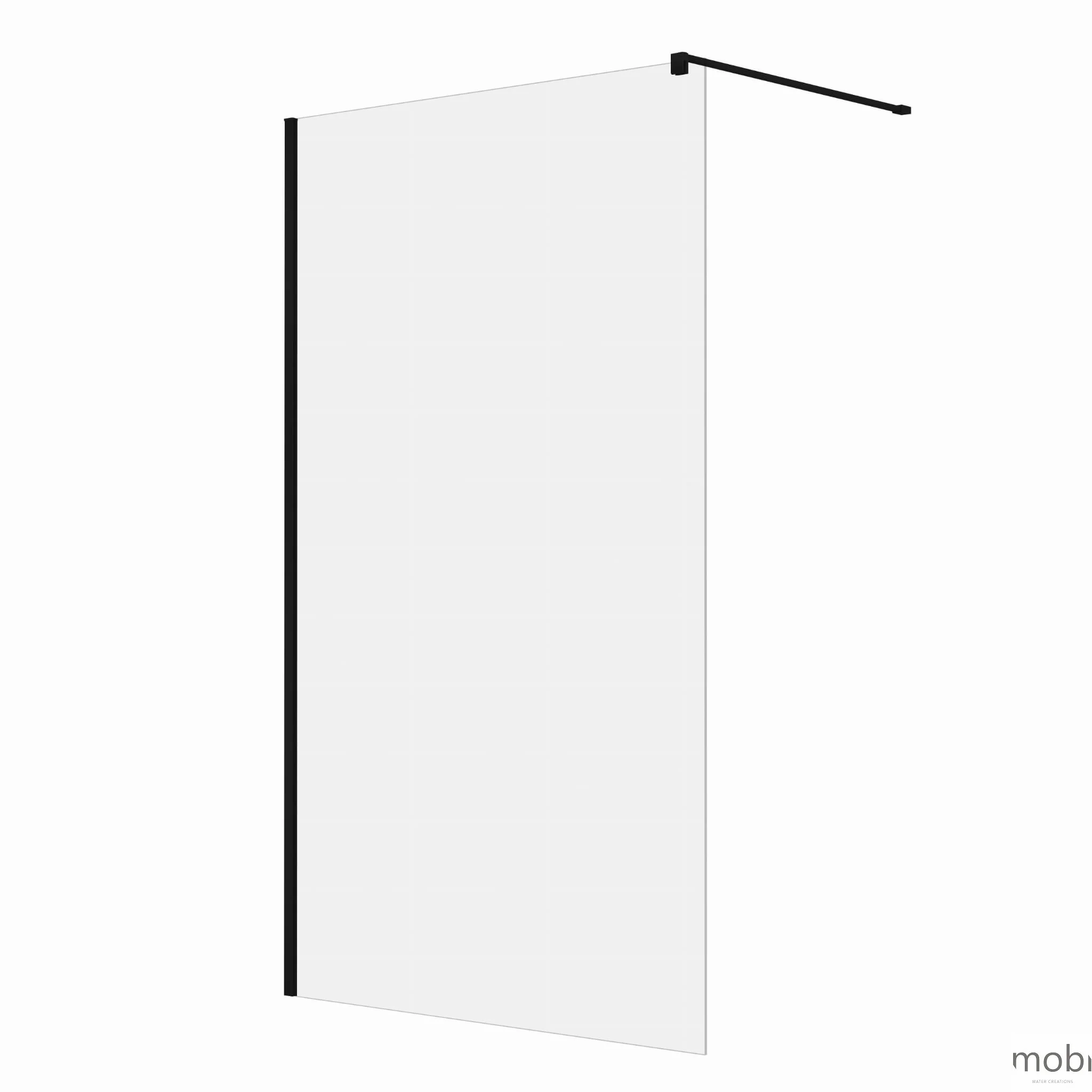 KABINA PRYSZNICOWA WALK-IN BLACK OD MOBI WKIN120BK