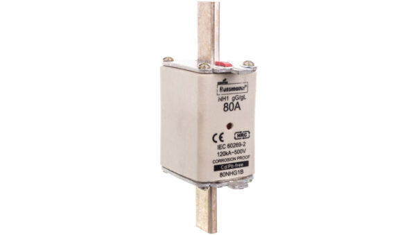 Wkładka NH1 80A 500V gL/gG podwójny wskaźnik 80NHG1B