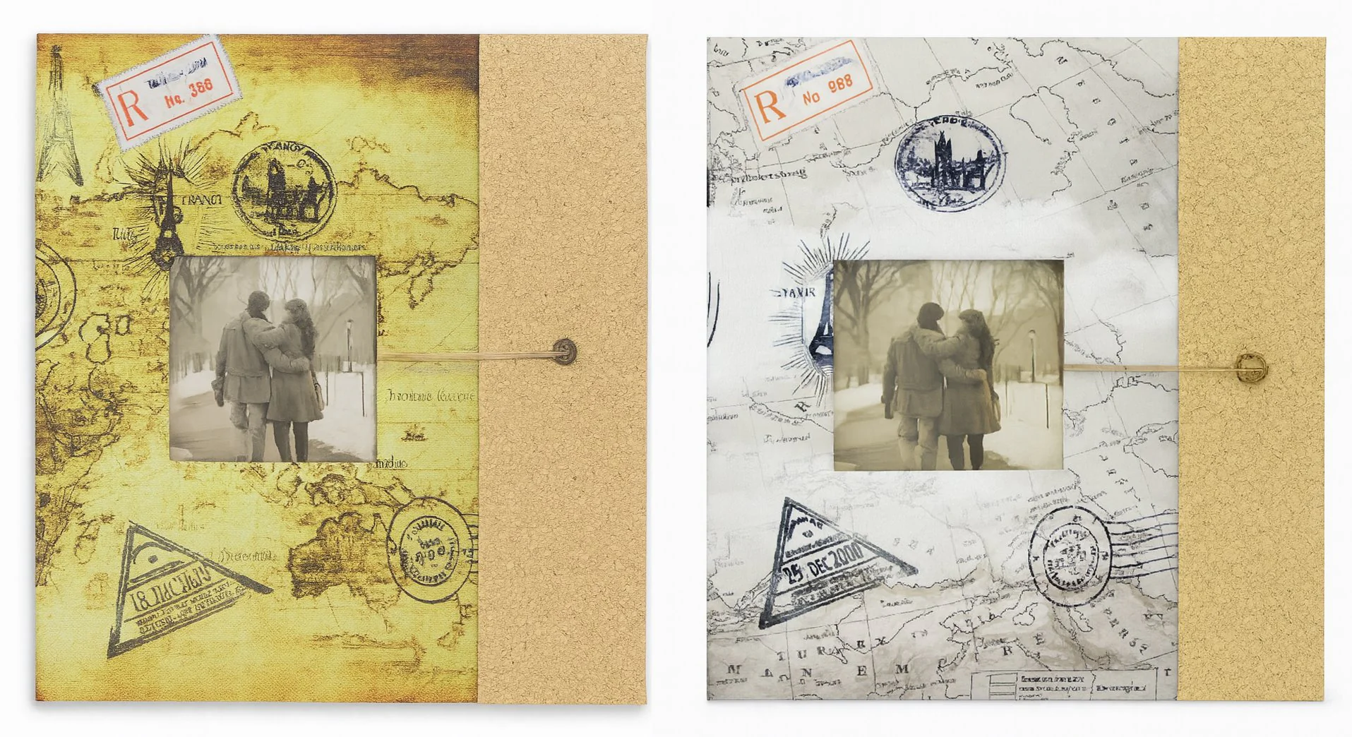 Album tradycyjny szyty 29×32 cm 60 stron DBCL30TRAVEL6