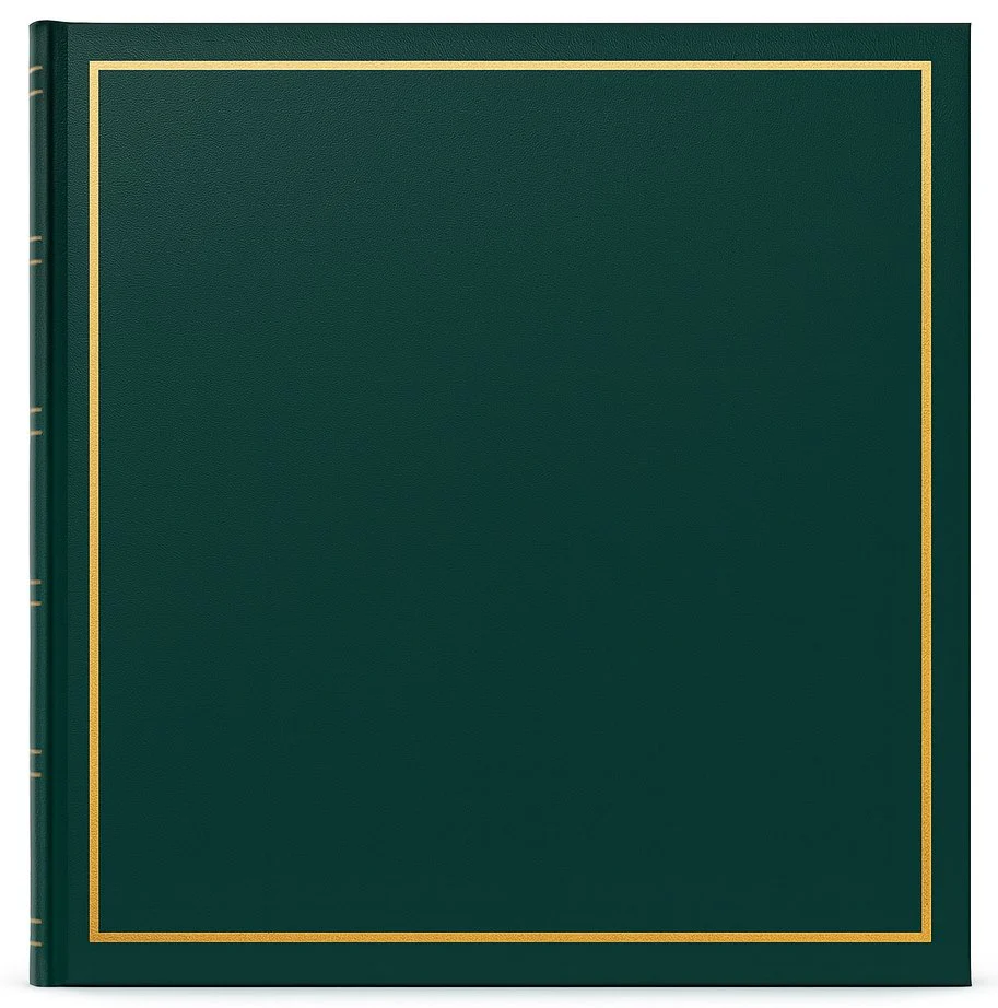 Album tradycyjny szyty 29×29 cm 100 stron DBCM50VINYLGREEN