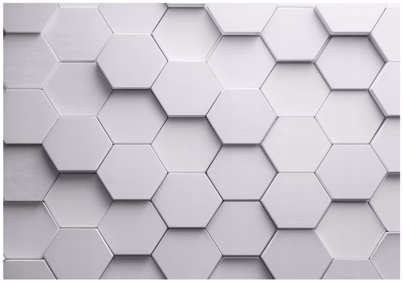 Fototapeta WALLARENA Dla Dzieci Na Flizelinie 3D Heksagony Gaming 250×175 cm 1 szt.