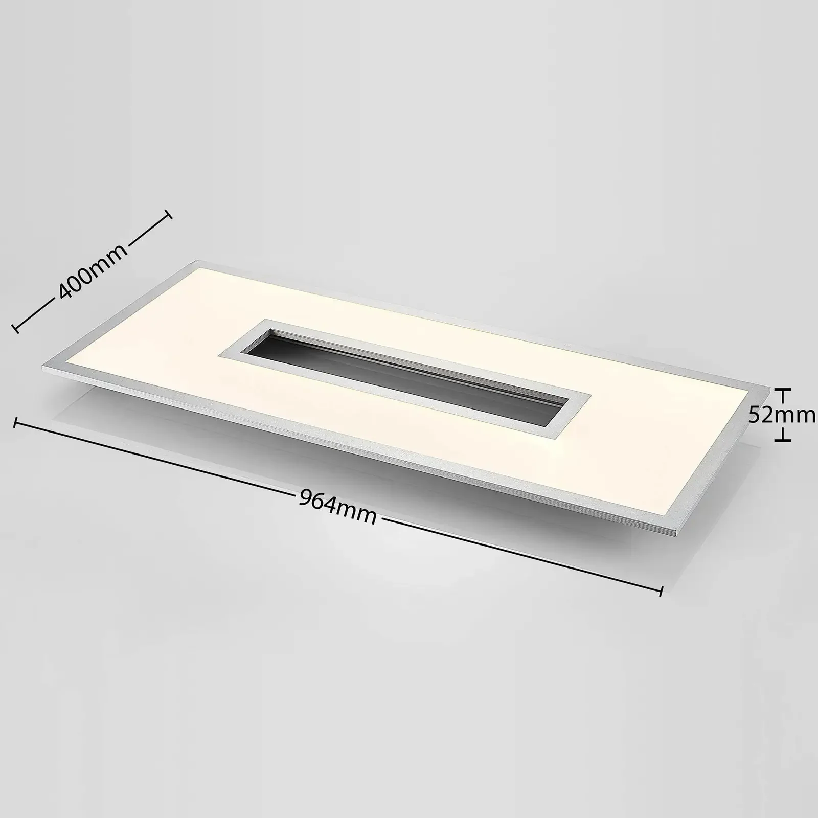 Lampa sufitowa LED Durun, regulowana, CCT, kwadratowa, 96 cm