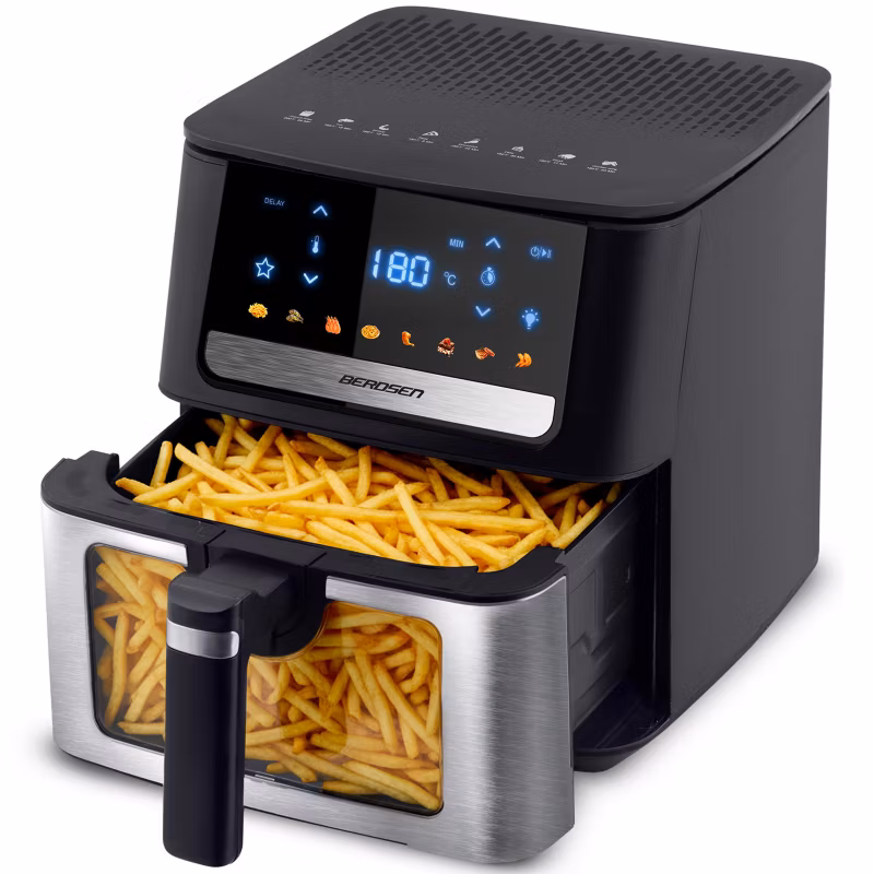 Frytkownica beztłuszczowa 6,5l Berdsen Air Fryer 1700W duża 1 szt.