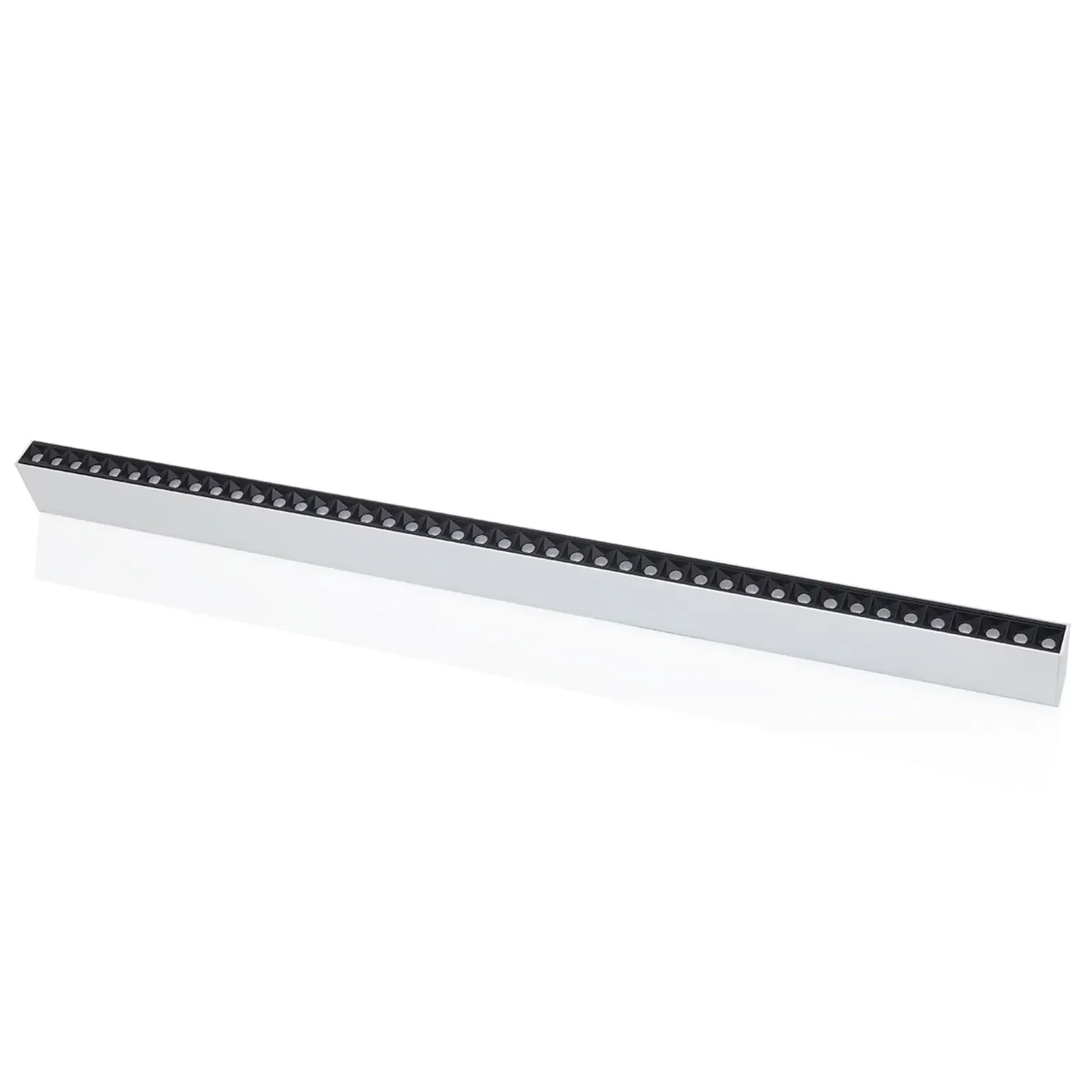 Lampa sufitowa LED Jolinda do biura, pojedynczy rząd