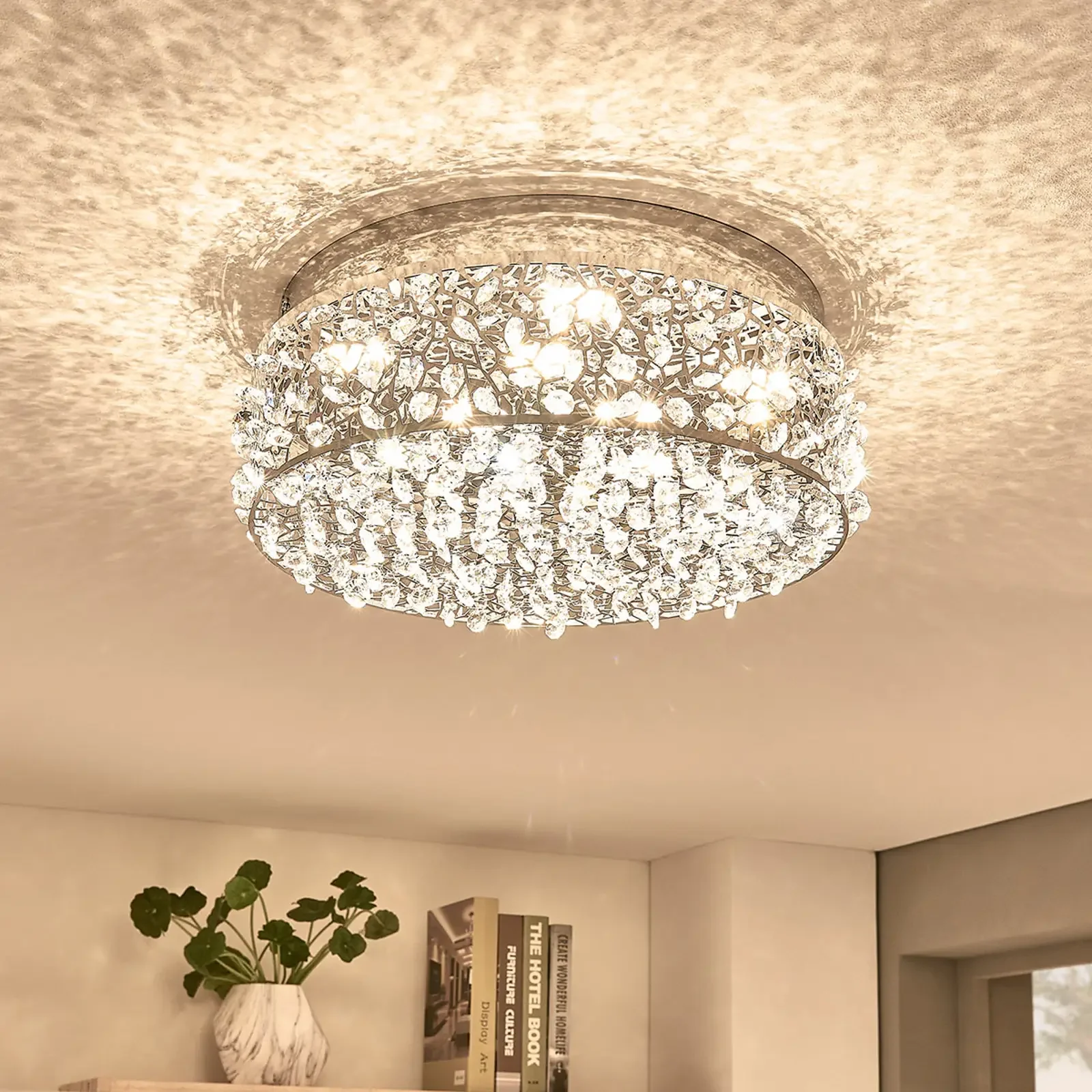 Lampa sufitowa LED Felias, kształt okrągły