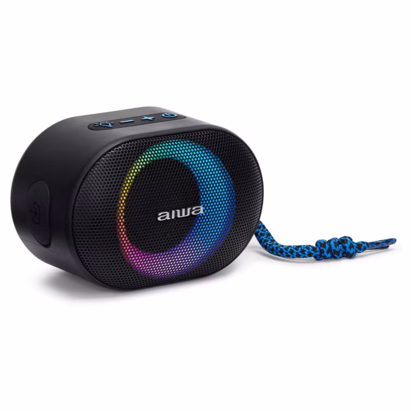 Głośnik BT AIWA BST-330BL IPX6 RGB Niebieski 1szt.