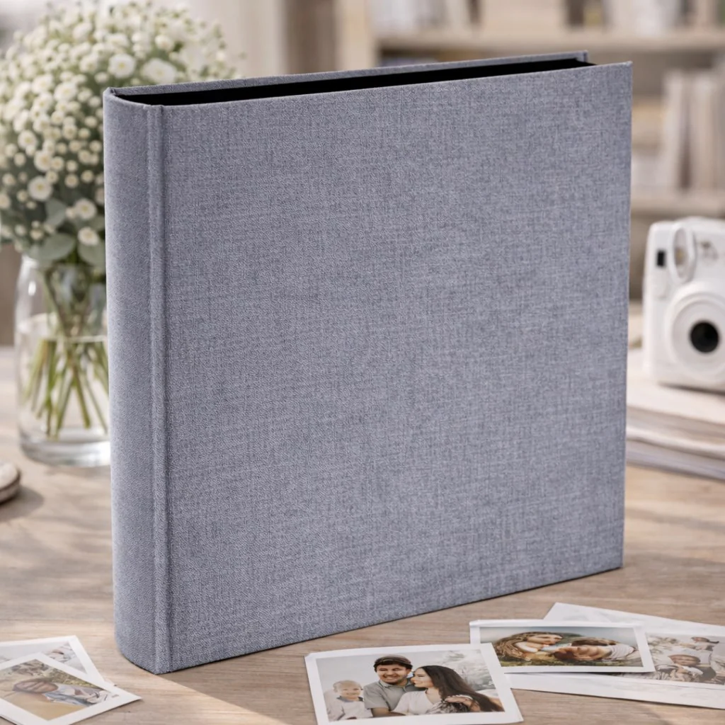 Album tradycyjny szyty 29×32 cm 60 stron DBCL30LINENGREYB