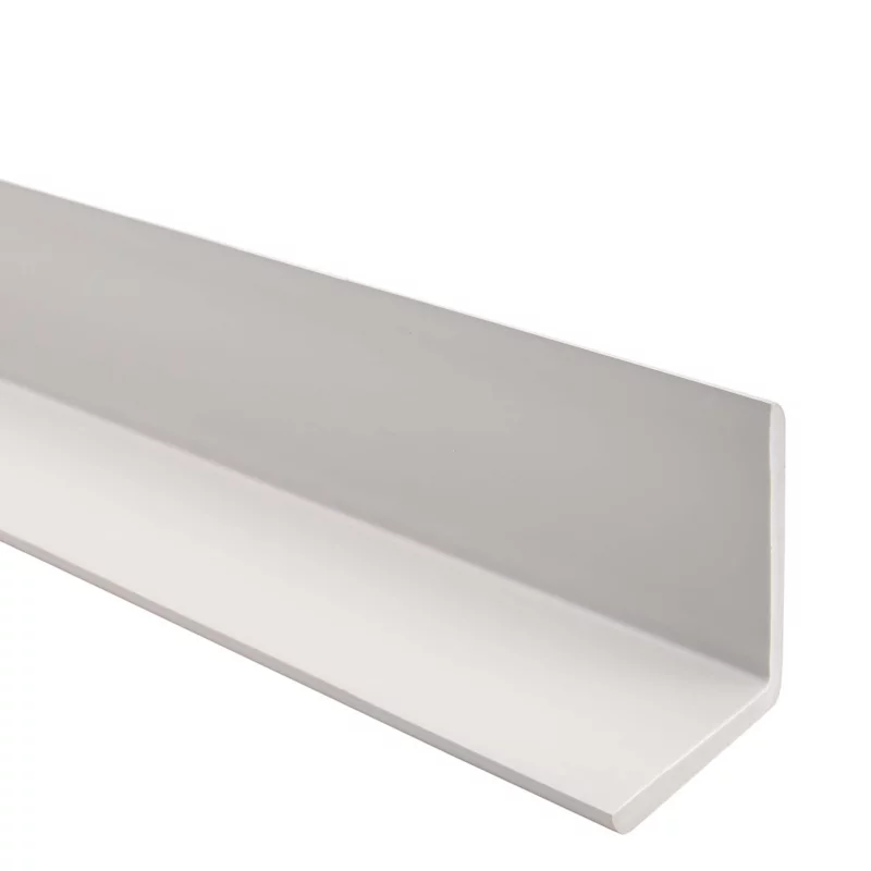 Kątownik miękki PCV 35x35mm, Ochronny profil L kątowy – 165 cm, jasnoszary, 1 szt.