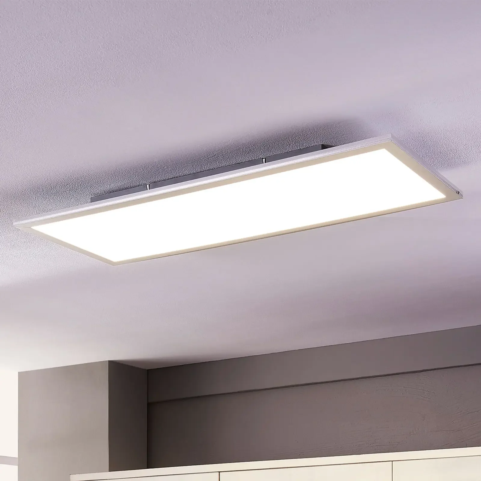 Panel LED Lindby Level, 4000K, 80 cm x 30 cm