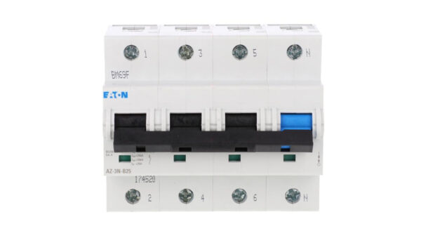 Wyłącznik nadprądowy 3P+N B 25A 25kA AC AZ-3N-B25 174520