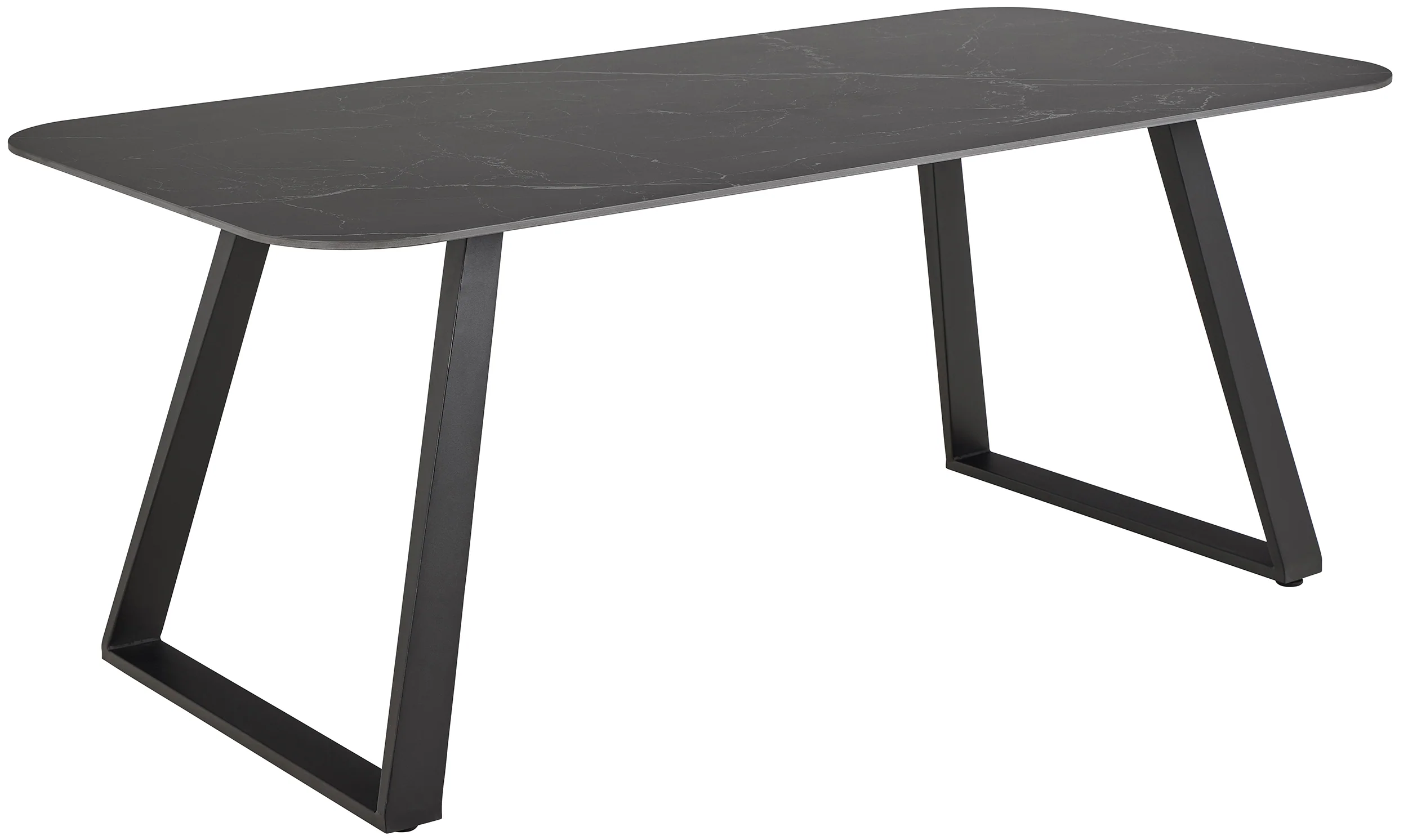 Stół do jadalni Antalya 180×90 cm grafitowy ceramiczny blat