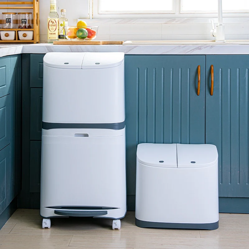 Kitchen Foot Pedal Trash Bin