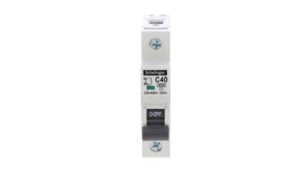 Wyłącznik nadprądowy 1P C 40A 4,5kA AC SCHELINGER A02-G7-1P-C40