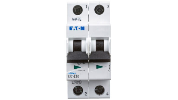 Wyłącznik nadprądowy 2P C 1A 15kA AC FAZ C1/2 278745