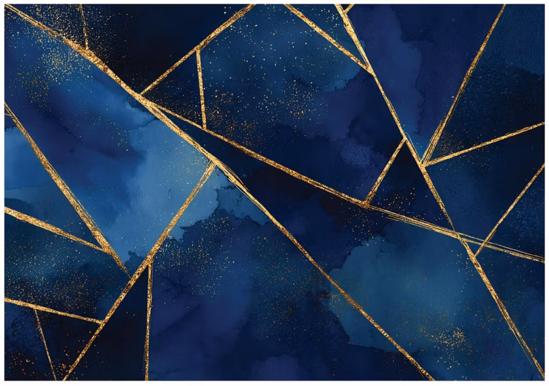 Fototapeta WALLARENA Do Sypialni Salonu Na Flizelinie Marmur Glamour Geometryczny 250×175 cm 1 szt.