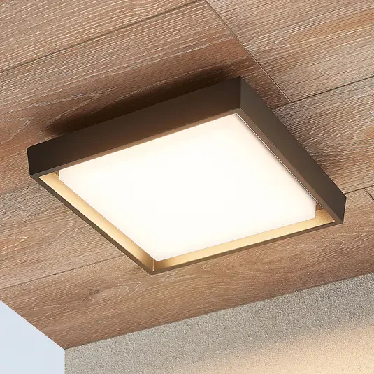 Birta Lampa sufitowa zewnętrzna LED, narożna, 27 cm