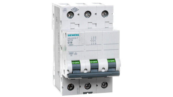 Wyłącznik nadprądowy 3P C 10A 6kA AC SENTRON 5SL6310-7