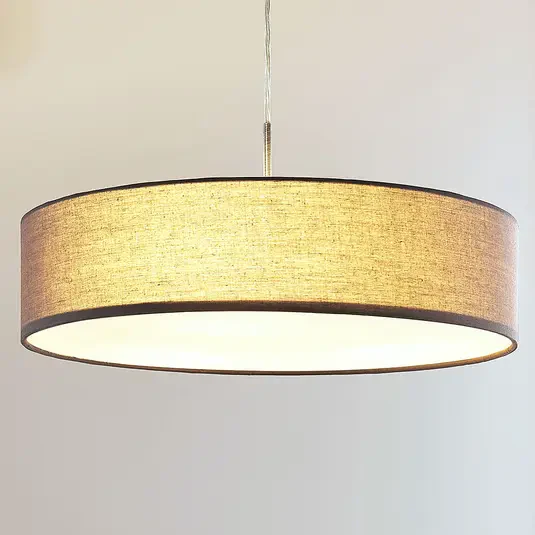 Lampa wisząca Sebatin z diodą LED E27, 50 cm, szara