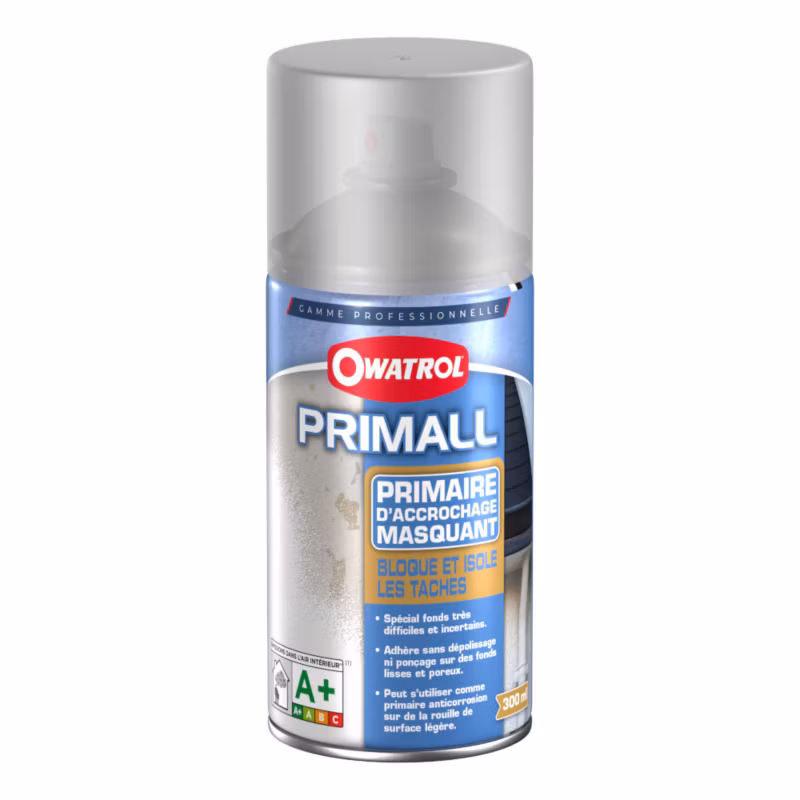 Grunt blokujący nieznane plamy i trudne powierzchnie Owatrol Primall spray 0.3L