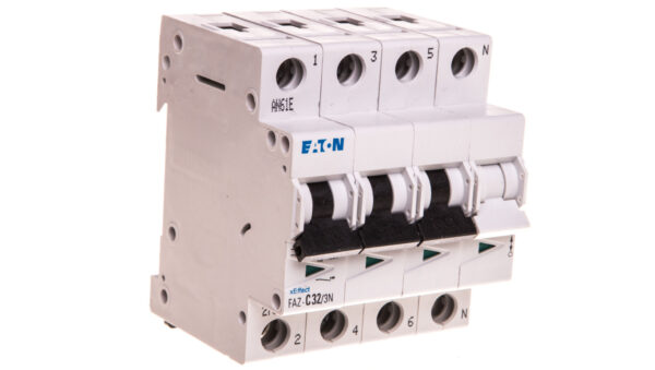Wyłącznik nadprądowy 3P+N C 32A 15kA AC FAZ C32/3N 278978
