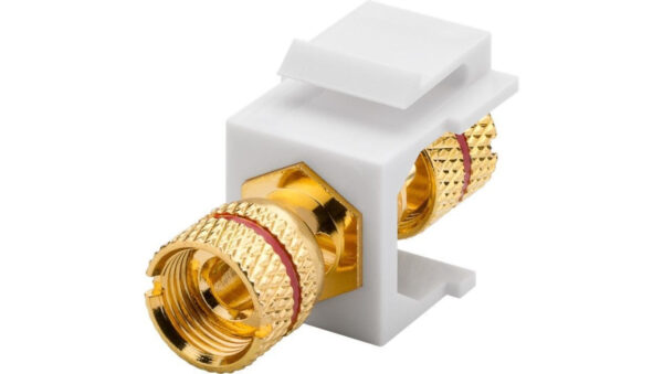 Keystone moduł głośnika – zacisk biegunowy czerwony 79484