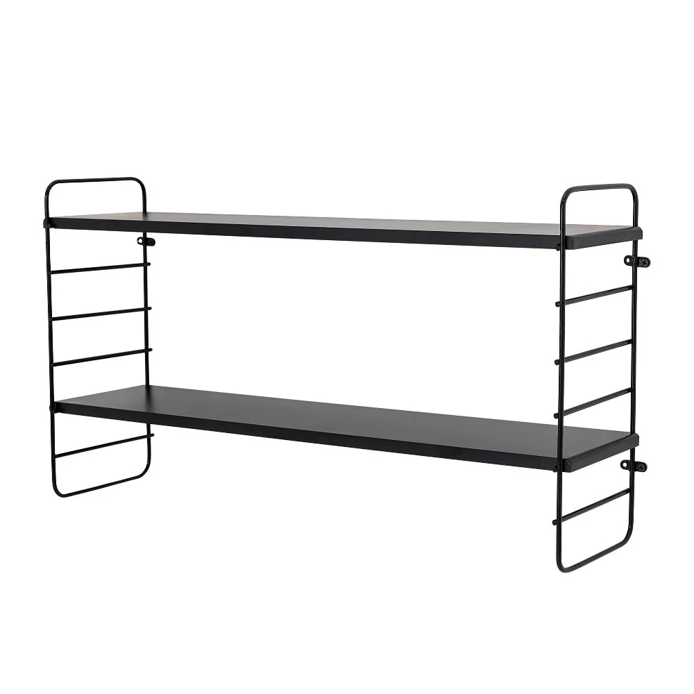 Półka ścienna Bloomingville Ardara 65 cm czarna