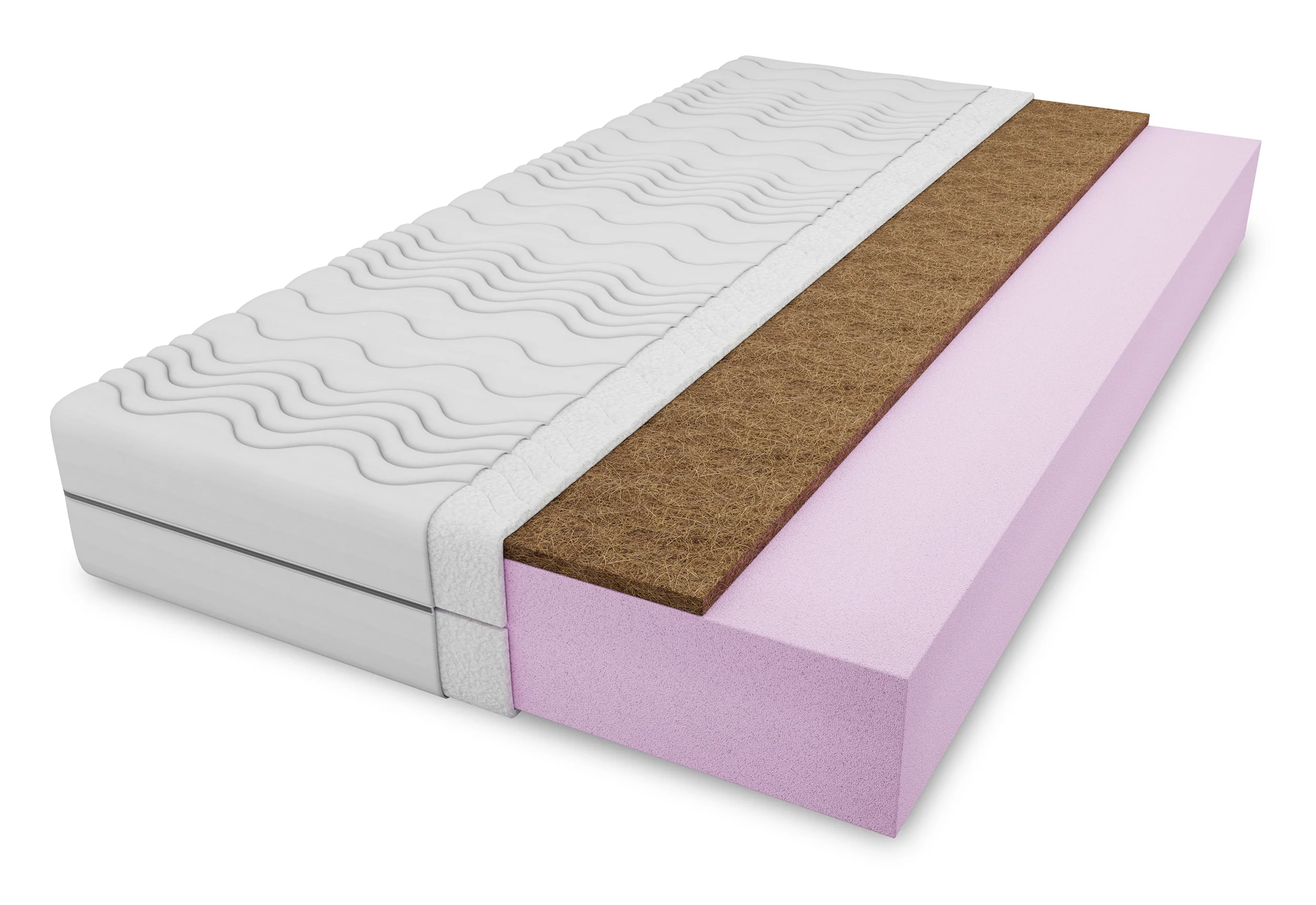 Materac piankowy 140×200 cm Foulum dwustronny