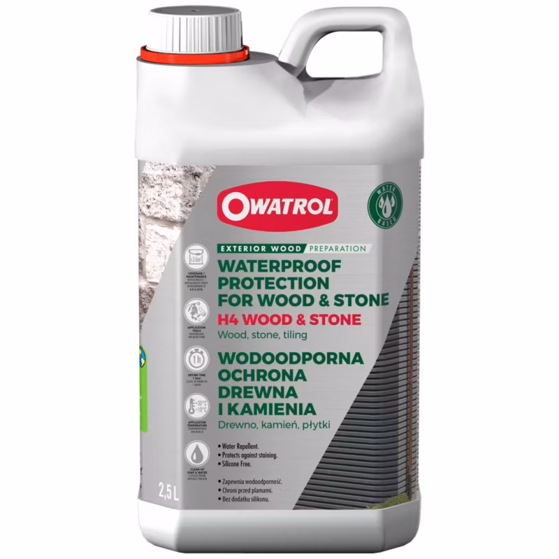 Hydrofobowy odpychający wodę środek do drewna Owatrol H4 Wood 2.5L