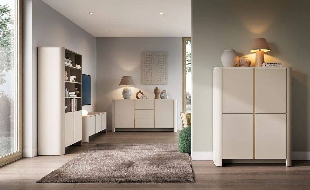 Meble Systemowe BARI Cashmere Zestaw 1 – Kompletne Umeblowanie Salonu