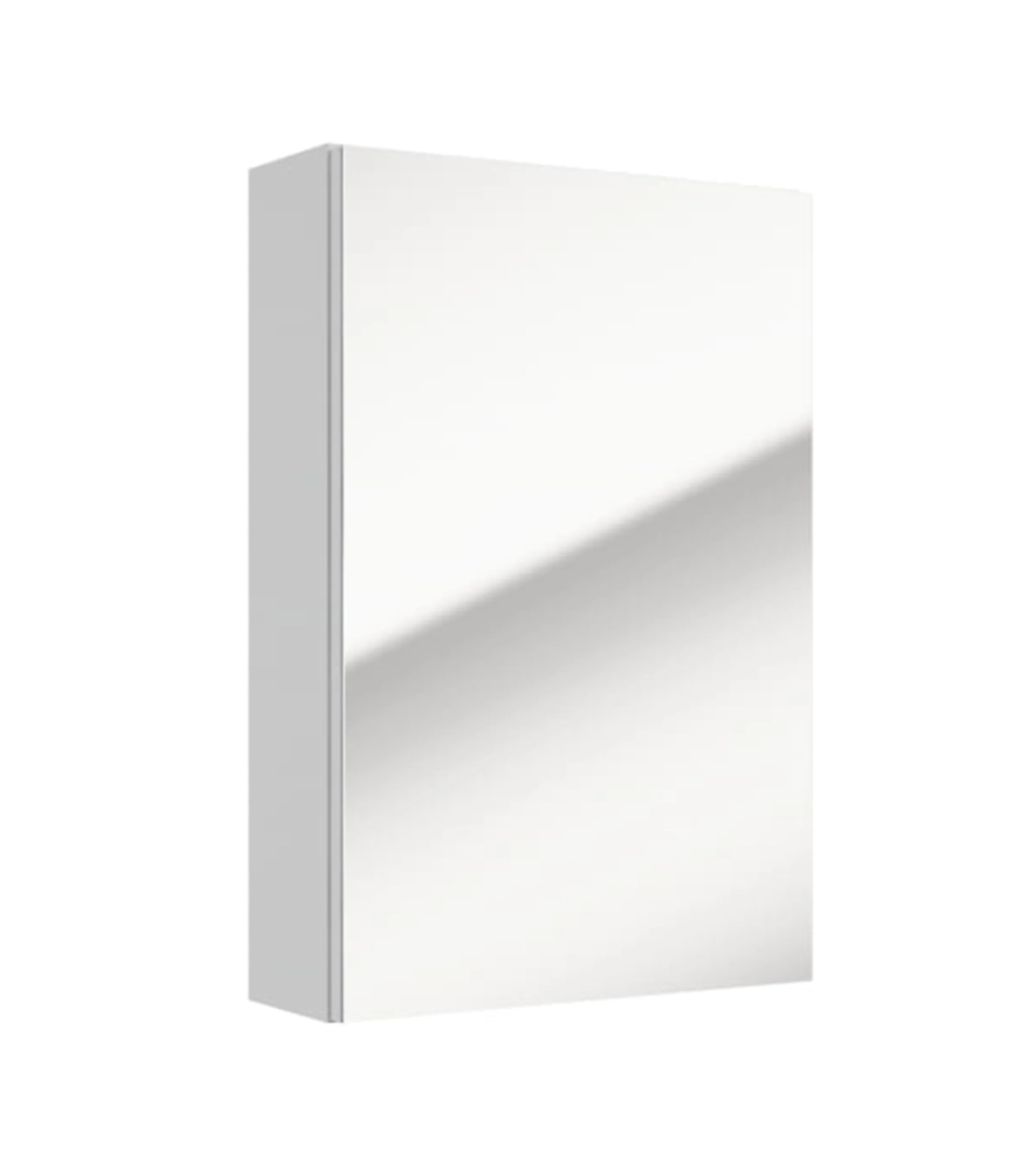 Szafka łazienkowa wisząca Stouq 40x60x15 cm lustrzana biała
