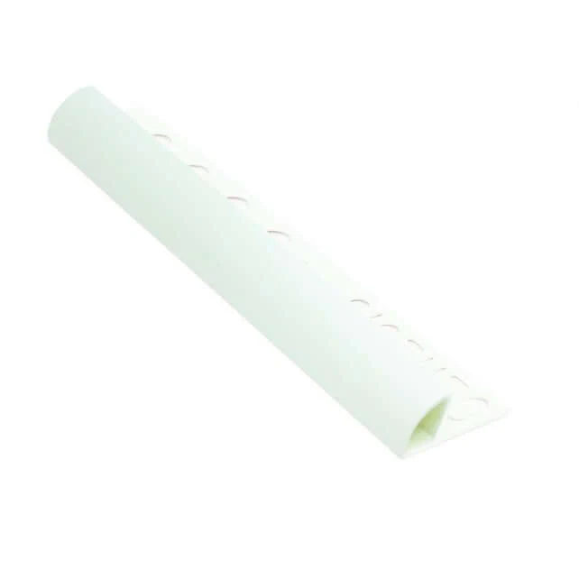 8mm Trim Glacier White Pvc Round Edge 2.5m