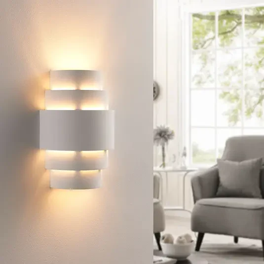 Lindby Marit LED lampa ścienna gipsowa, stopniowana