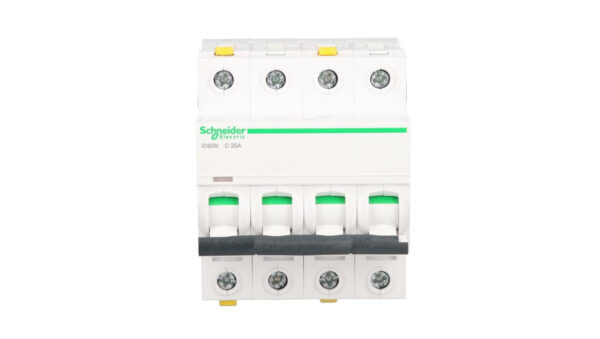 Wyłącznik nadprądowy 4P C 25A 6kA AC iC60N-C25-4 Acti9 A9F04425