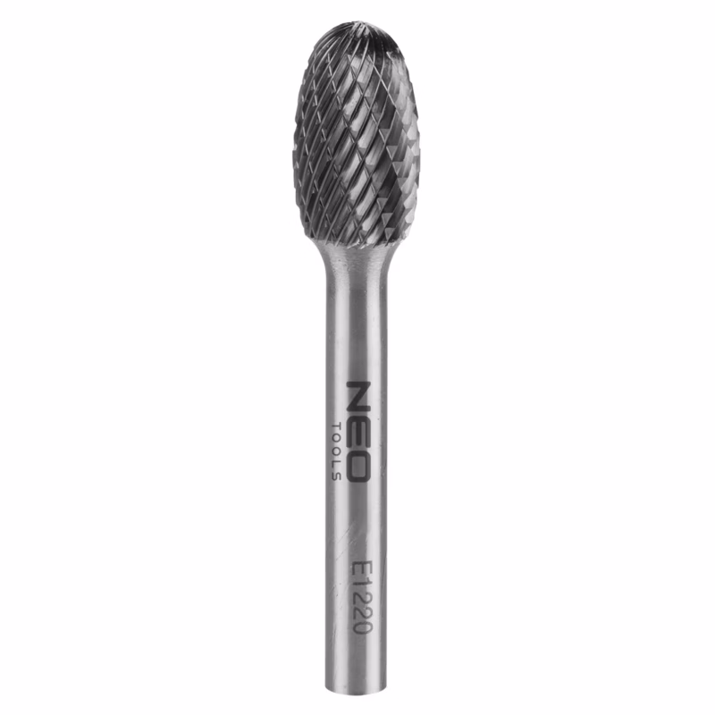 Frez do metalu NEO TOOLS HM, typ E (owalny), 12 x 20 mm, trzpień 6 x 45 mm 1 szt