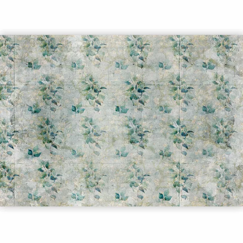 Fototapeta flizelinowa Premium Artgeist 155g/m2 Liście szara 350×256 (7 części) 10163aa rolka 1 szt