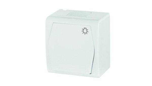 Hermes2 Przycisk hermetyczny /światło/ 10A IP44 biały 1004-00