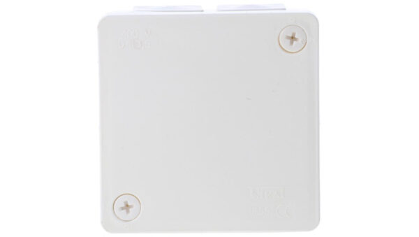 Puszka n/t hermetyczna pusta 86x86x40mm IP55 biała VP 022-01 61.125