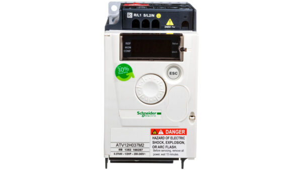 Falownik 0,37kW 1×200-240V/2,4A Altivar 12 ATV12H037M2