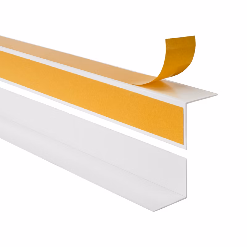 Kątownik twardy samoprzylepny PCV 50x20mm QUEST, Listwa Kątowa do Narożników Wewnętrznych -200 cm, biały, 1 szt.