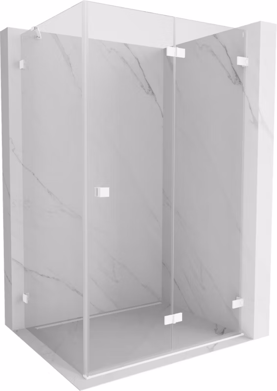 Kabina prysznicowa Mexen Lunar-F biała 100×80 cm 836-100-080-20-00-P 1 szt.