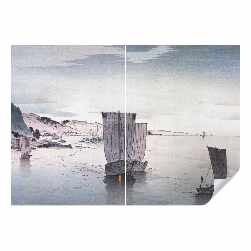 Fototapeta samoprzylepna Wallfluent 208×146 cm Żeglarska sceneria Dla Miłośników Sztuki I Marynistyki 1 szt.