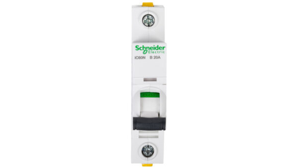 Wyłącznik nadprądowy 1P B 20A 6kA AC iC60N-B20 Acti9 A9F03120
