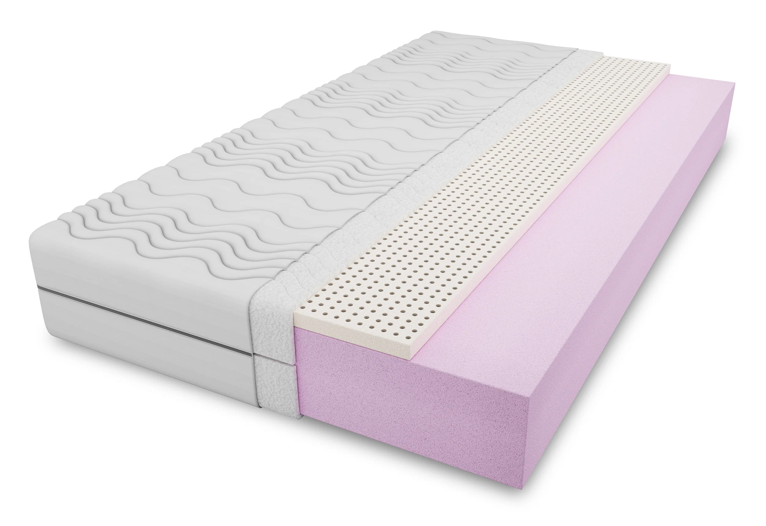 Materac piankowy 140×200 cm Glesborg dwustronny