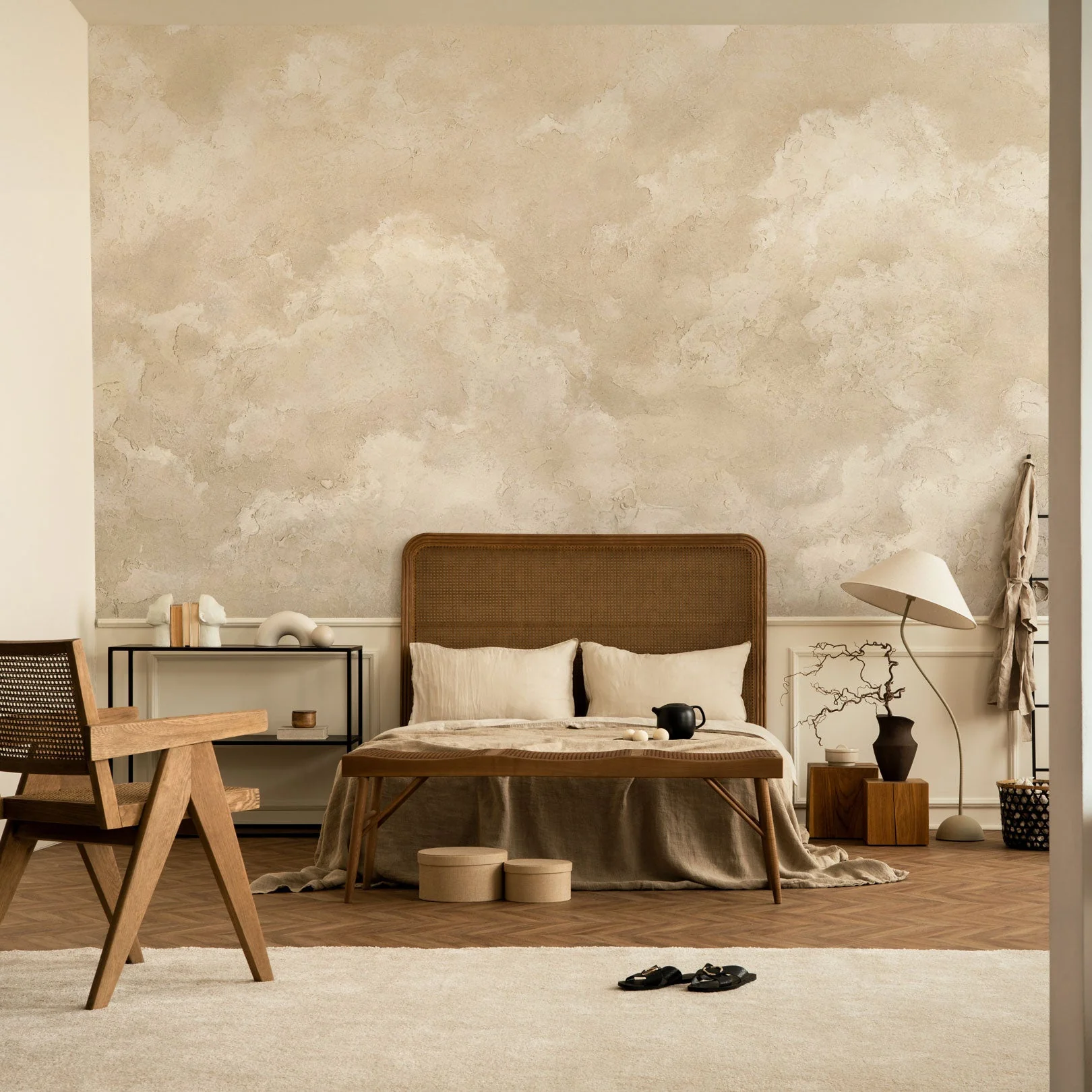 Nubes linen 100×285