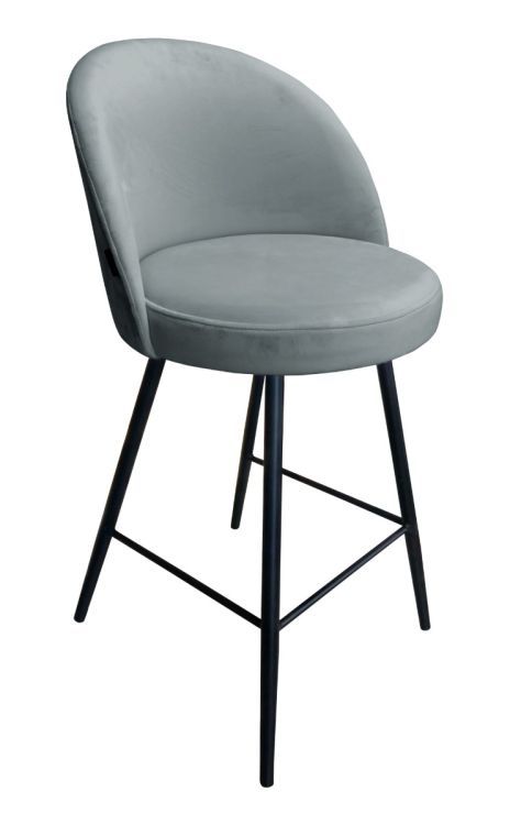 Hoker niski TANEW VELVET szary ATOS 1 szt.
