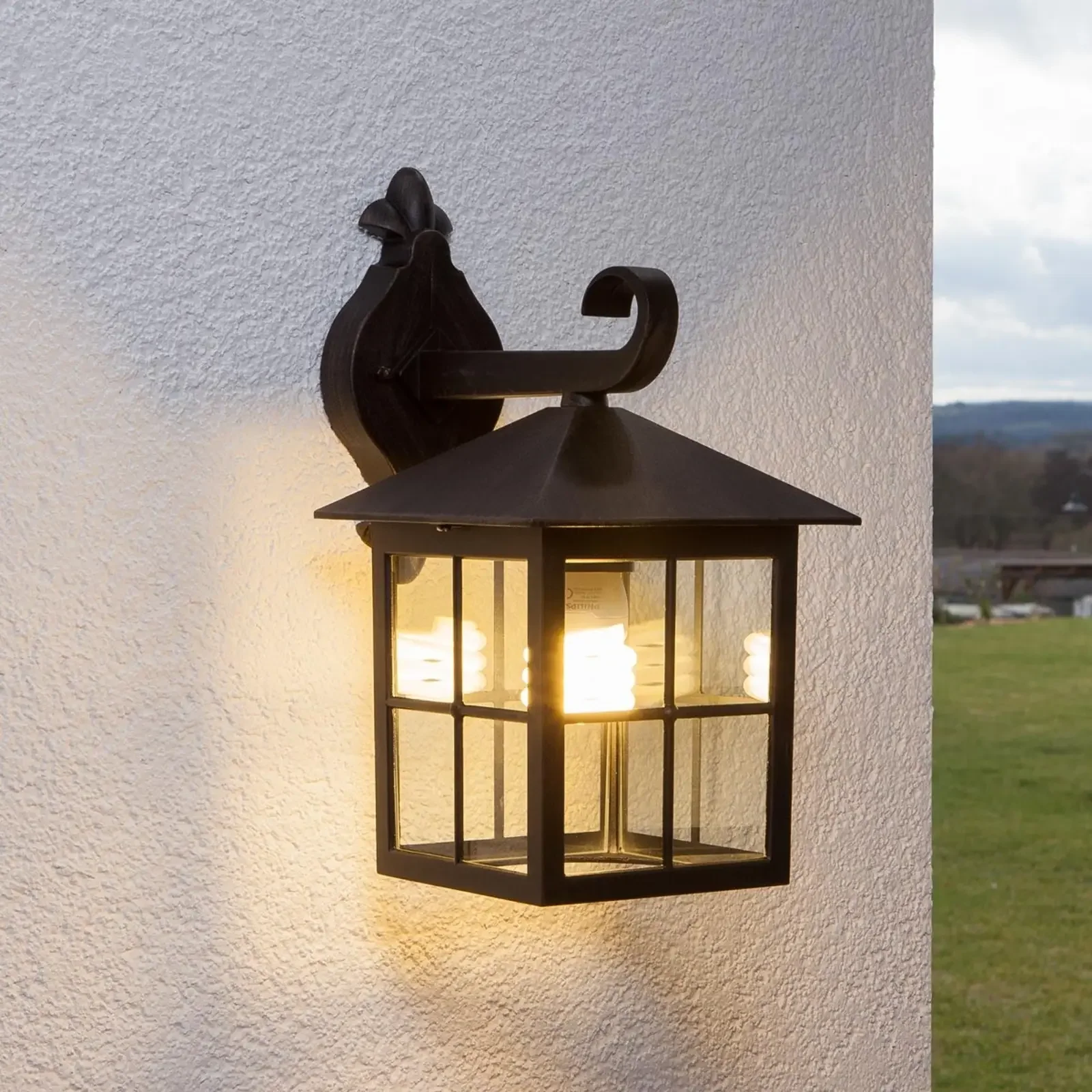 1-żarówkowa lampa ścienna zewnętrzna Ida