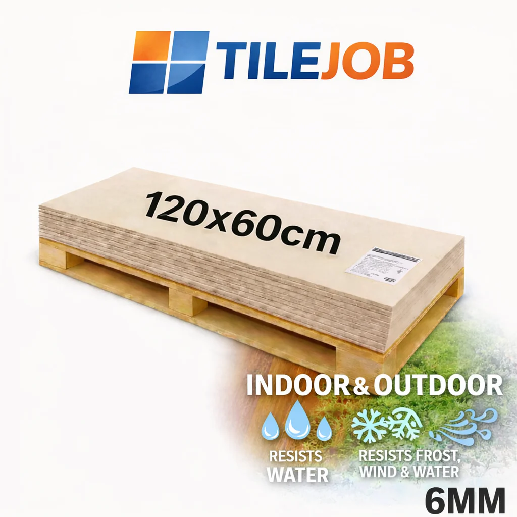 Tile Cement Backer Boards Tilejob 6mm, 60x120cm