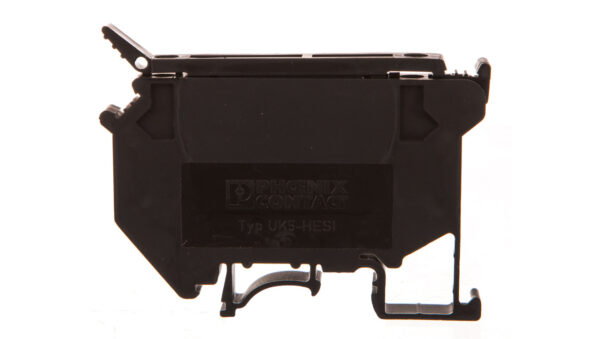 Złączka szynowa na bezpiecznik 5×20/25/30 5 2-przewodowa 0,2-4mm2 czarna UK 5-HESILED 24 3004126